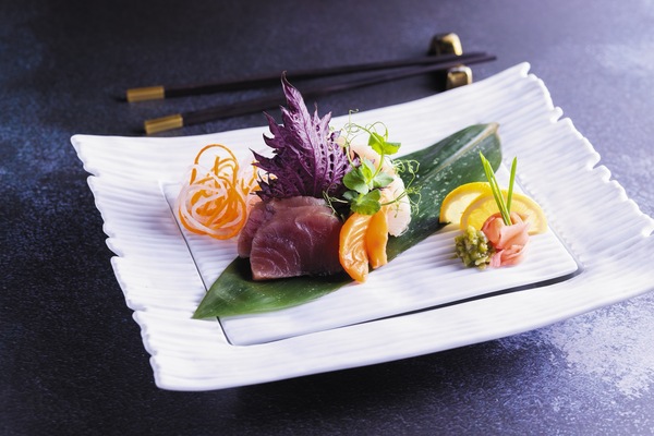 Regent Seven Seas Cruises, Pacific Rim - Salmon & Tuna Sashimi.jpg